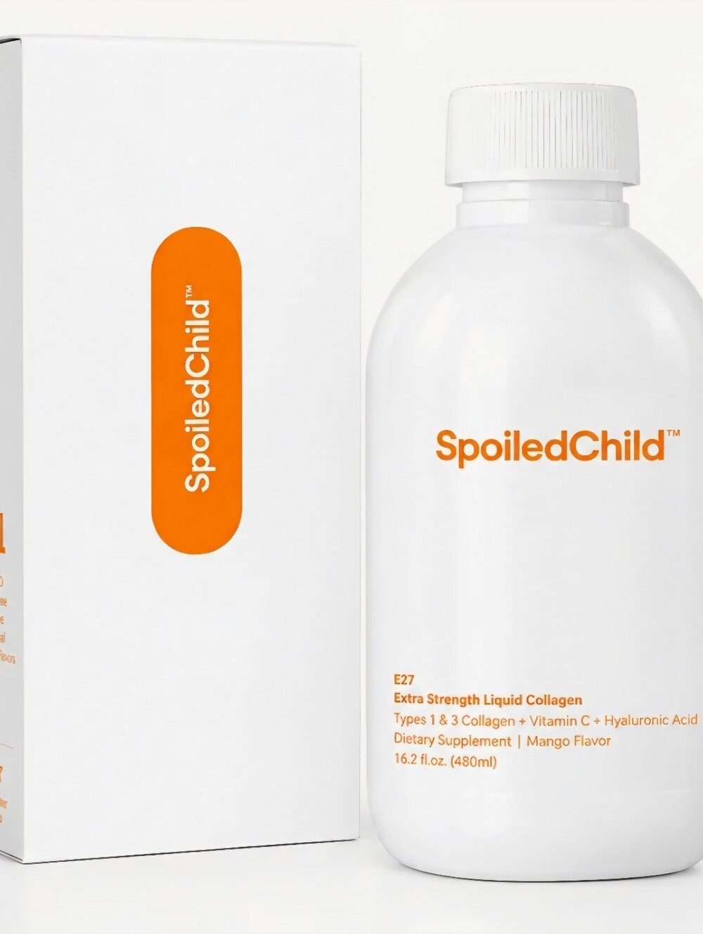 SpoiledChild Liquid Collagen Pineapple Flavor Unopened Bottle